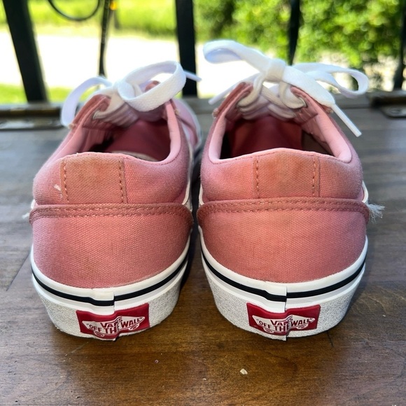 Vans Off The Wall - Girl's Size 5 - Pale Pink Low Skate Shoes - 507698 - Picture 4 of 12